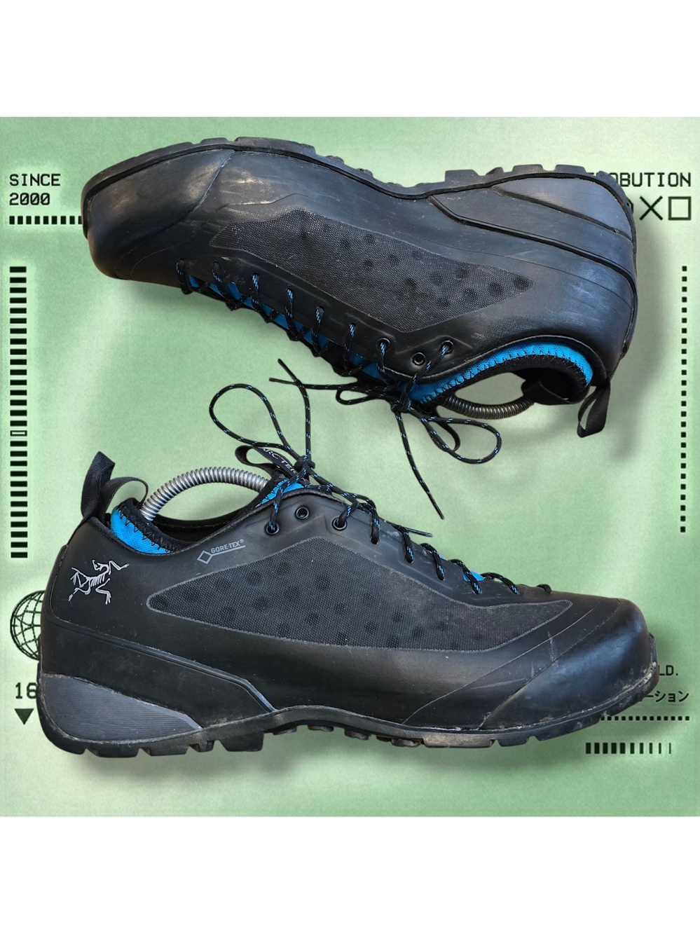 Arc’Teryx Acrux FL Goretex Hiking Shoes Black Size 9.5 US